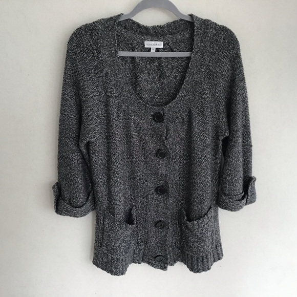 Fashion Bug knit sweater/jacket. Size medium. - Picture 1 of 7